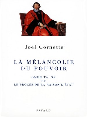 cover image of La mélancolie du pouvoir